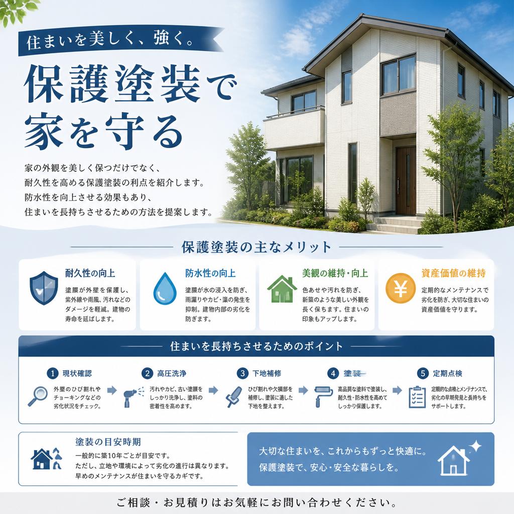 3. 保護塗装のメリット