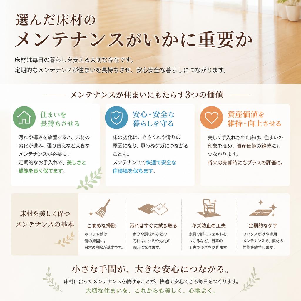 メンテナンスの重要性