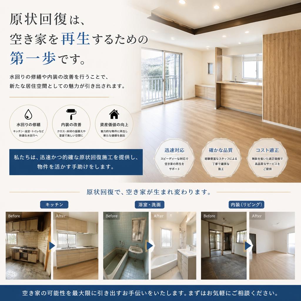 原状回復の重要性