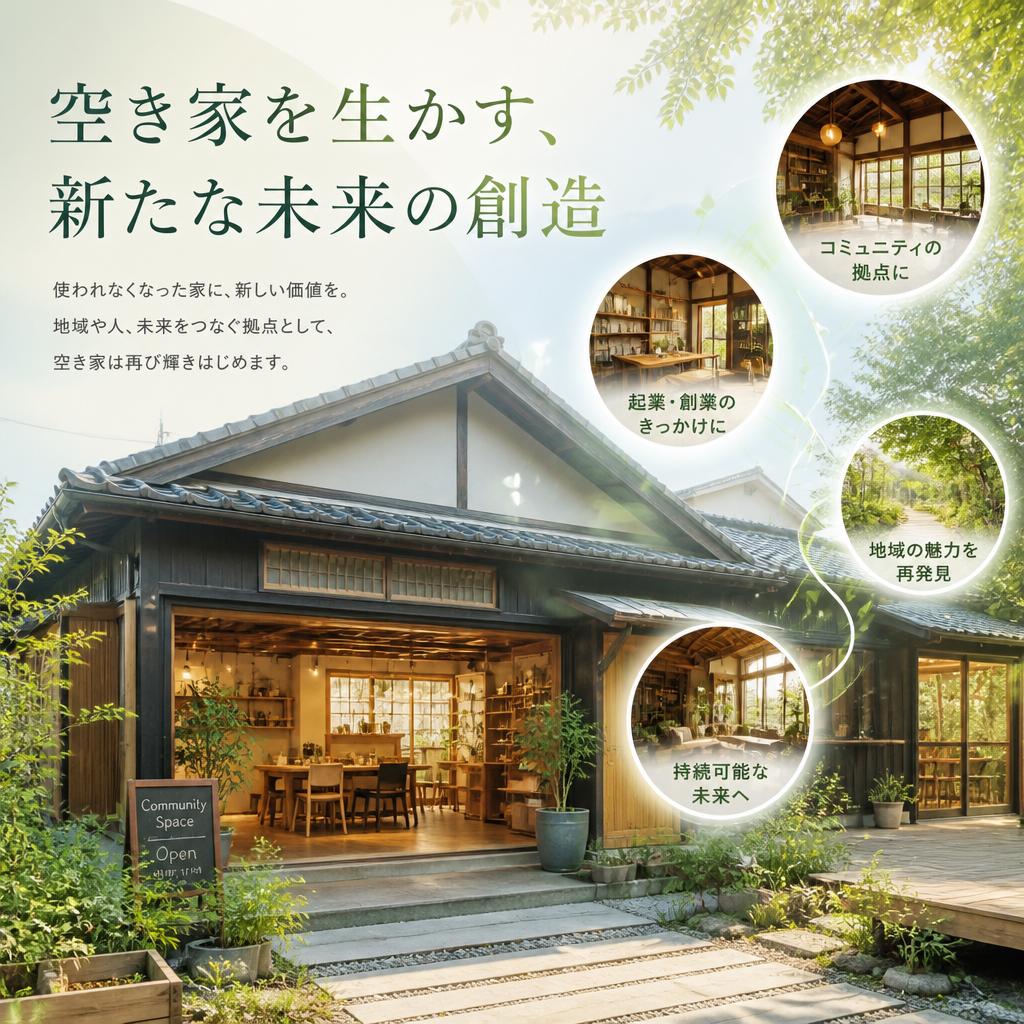 空き家を生かす、新たな未来の創造