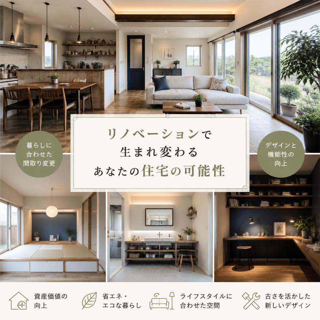 リノベーションで生まれ変わるあなたの住宅の可能性