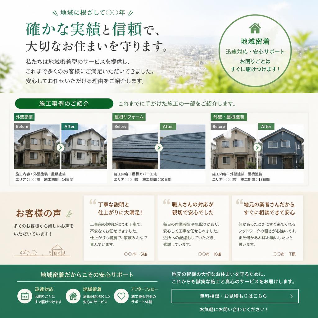 豊富な実績と信頼