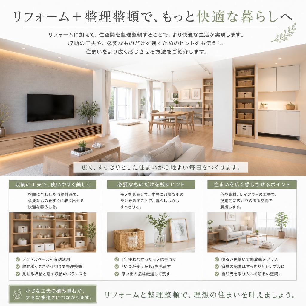 4. 整理整頓でスペースを有効活用