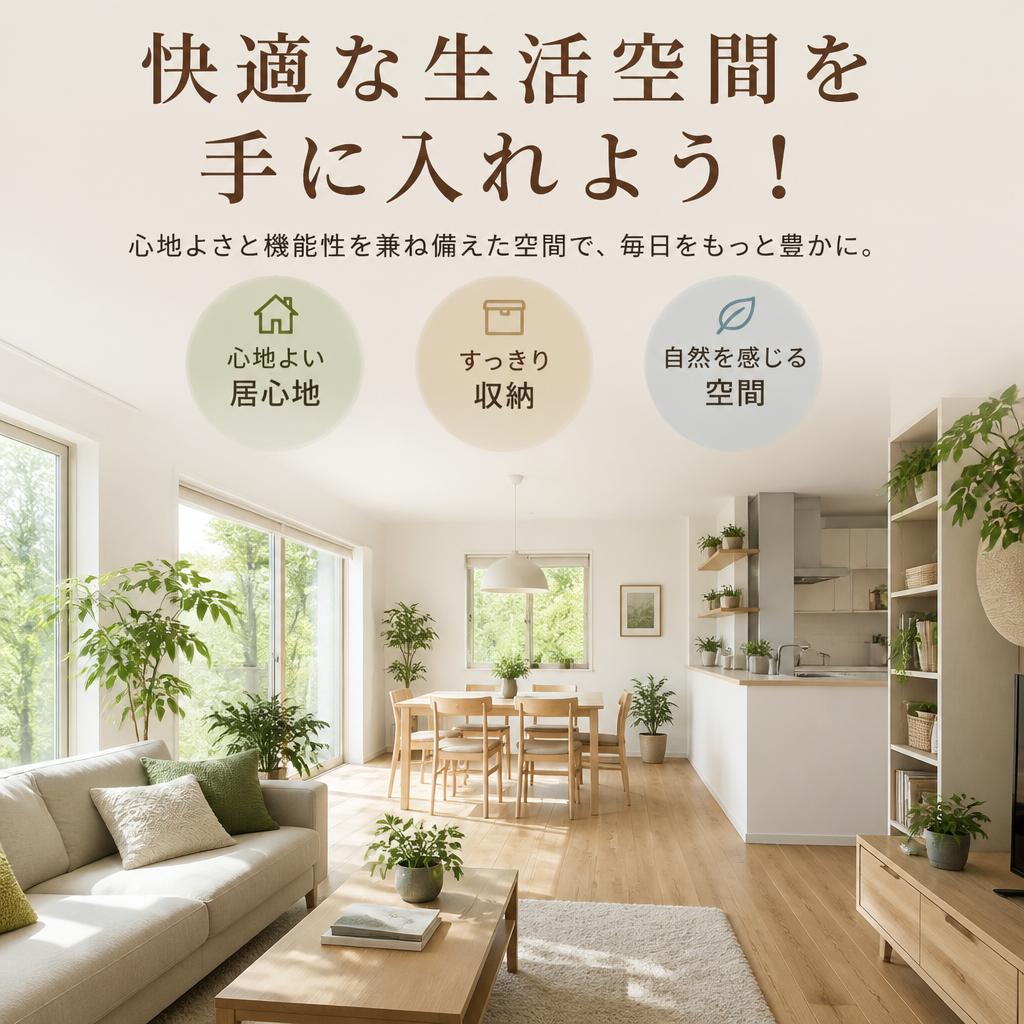 快適な生活空間を手に入れよう！