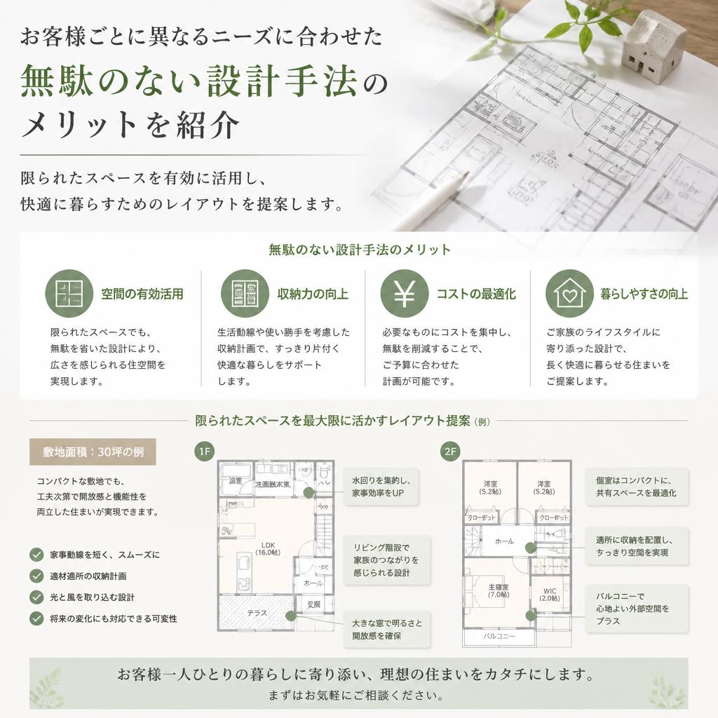 無駄のない設計の提案
