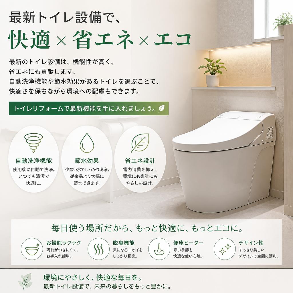 機能性の強化と省エネ効果