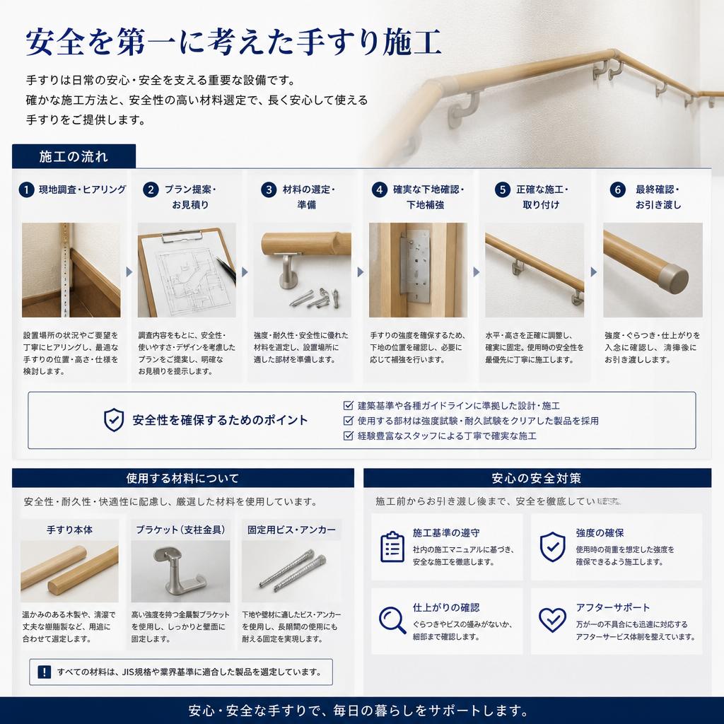 安全な施工プロセス