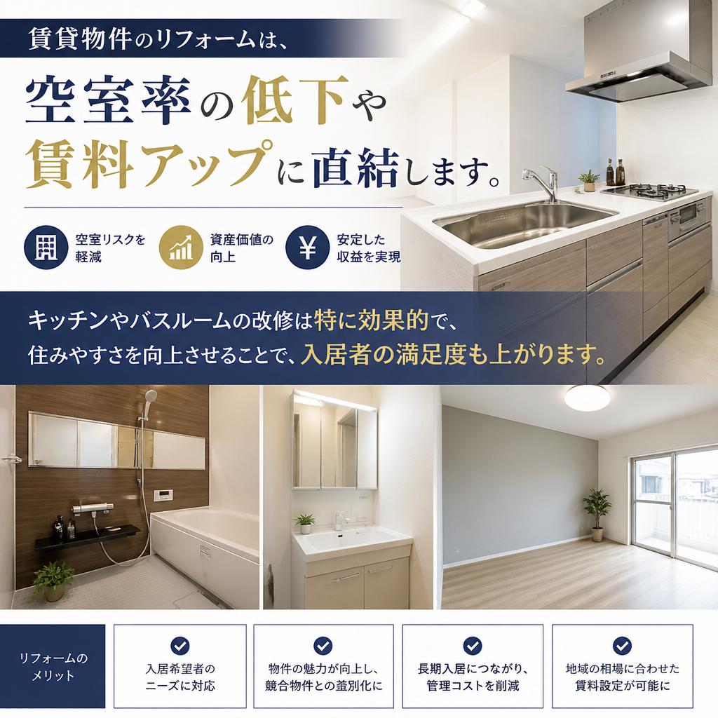 賃貸物件に付加価値を!