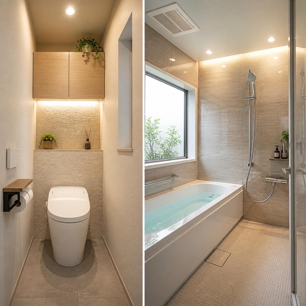 トイレとお風呂を新しく！快適な空間を生み出すリフォーム