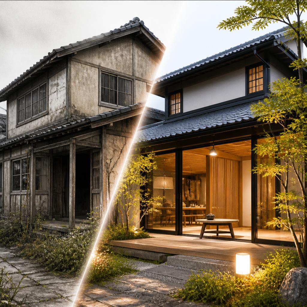空き家の新たな価値を引き出します！