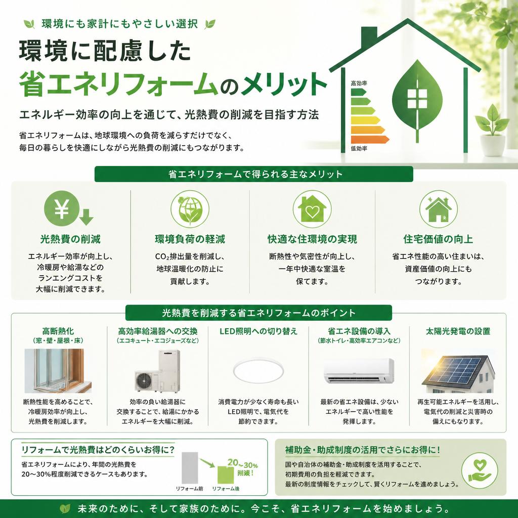 4. 省エネリフォームで経済的な暮らしを実現