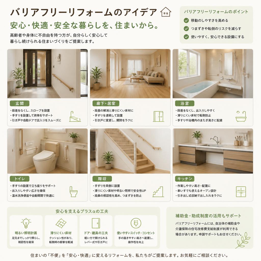 3. バリアフリーで安心の住環境を