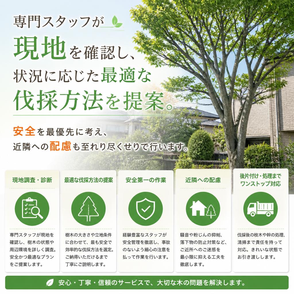 安全で丁寧な施工