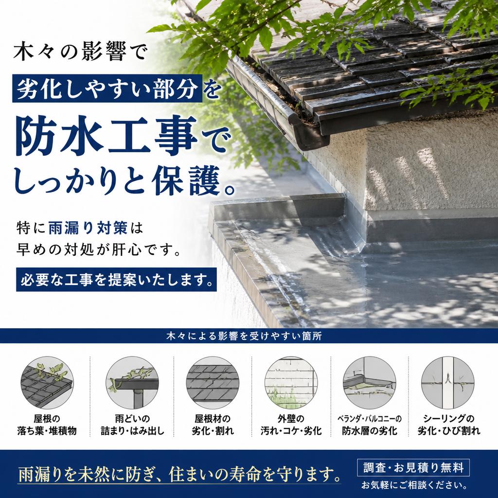 防水工事の重要性
