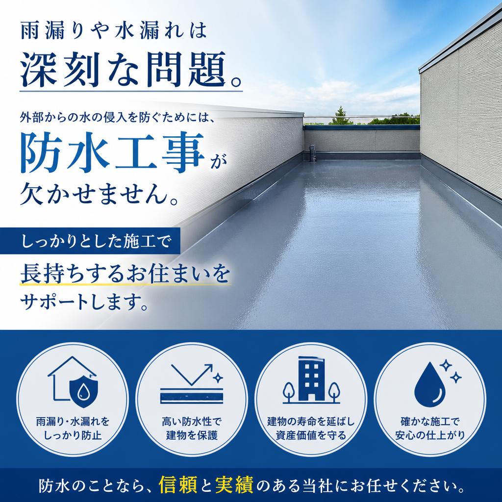 防水工事の重要性