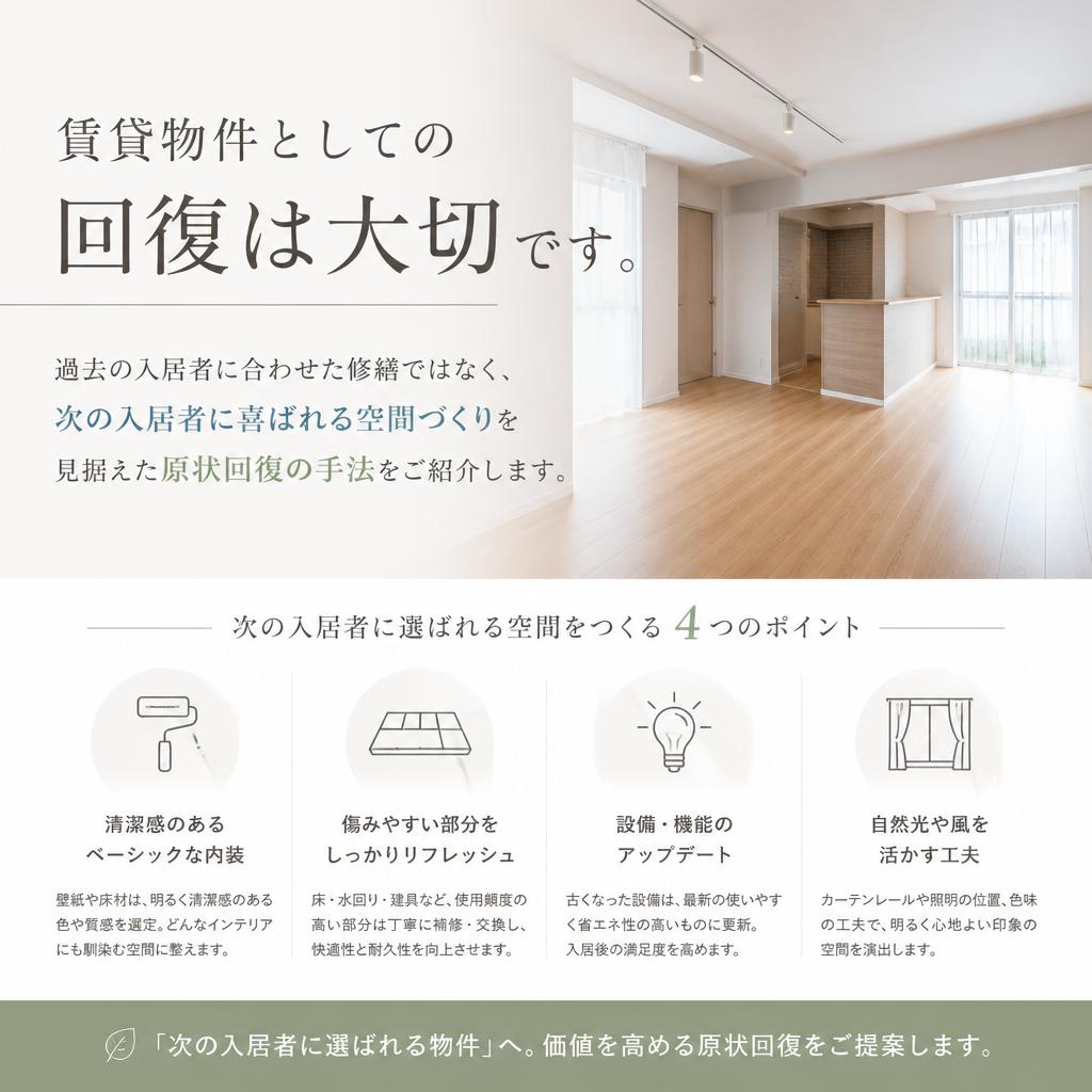 原状回復のアプローチ