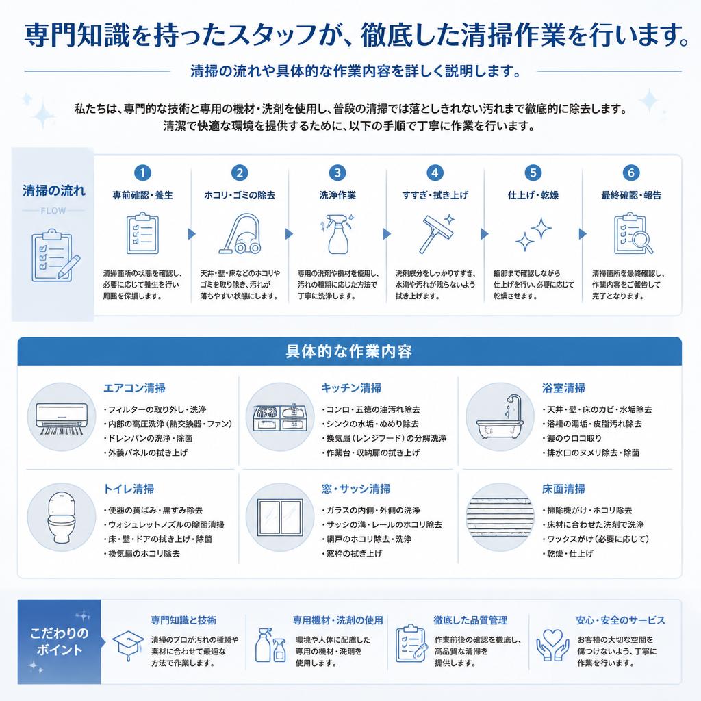 3. 清掃業者としてのプロの技術