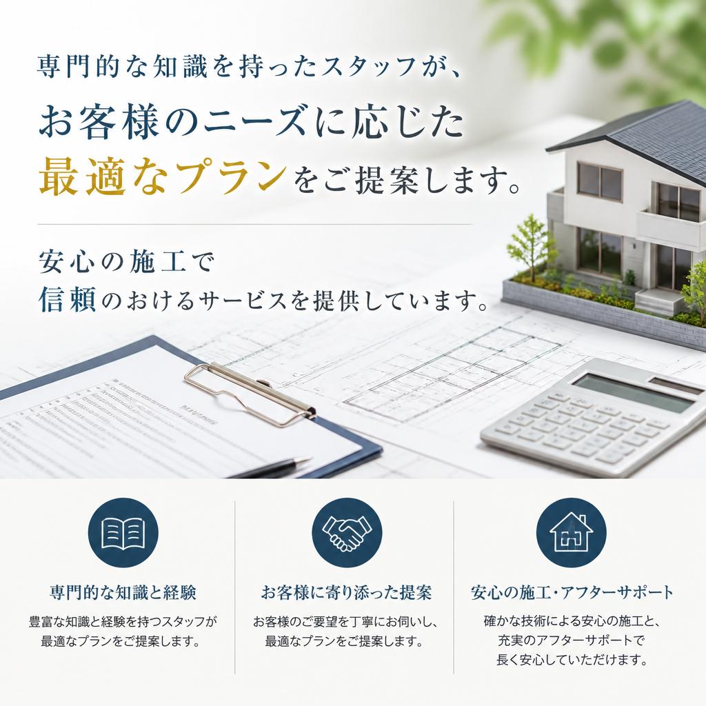 経験豊富なスタッフがしっかりサポート