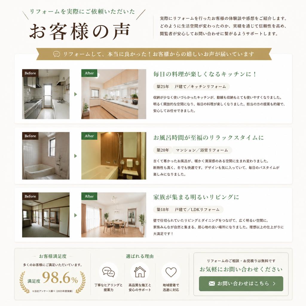 お客様の声