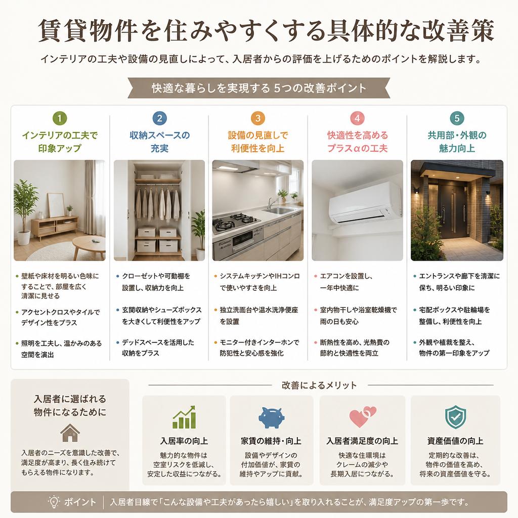 賃貸物件改善の秘訣