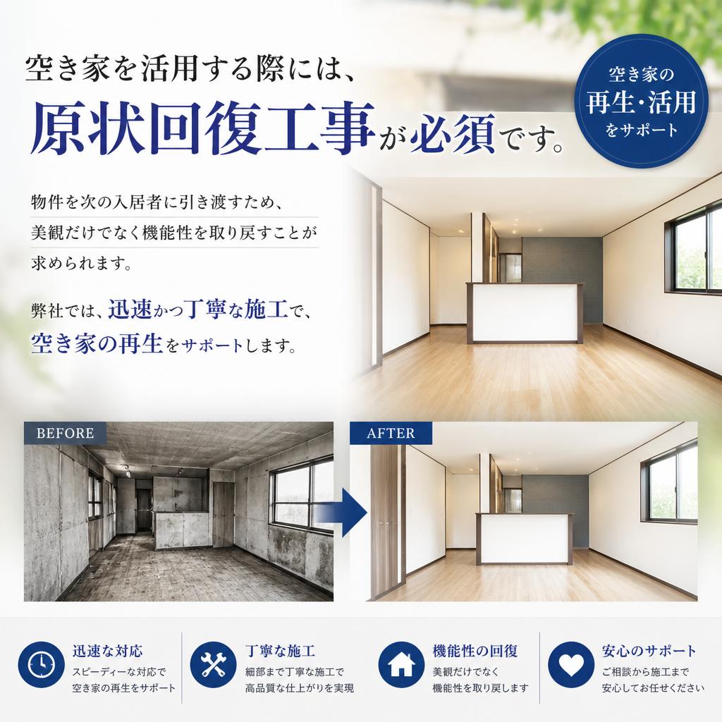 原状回復工事の重要性