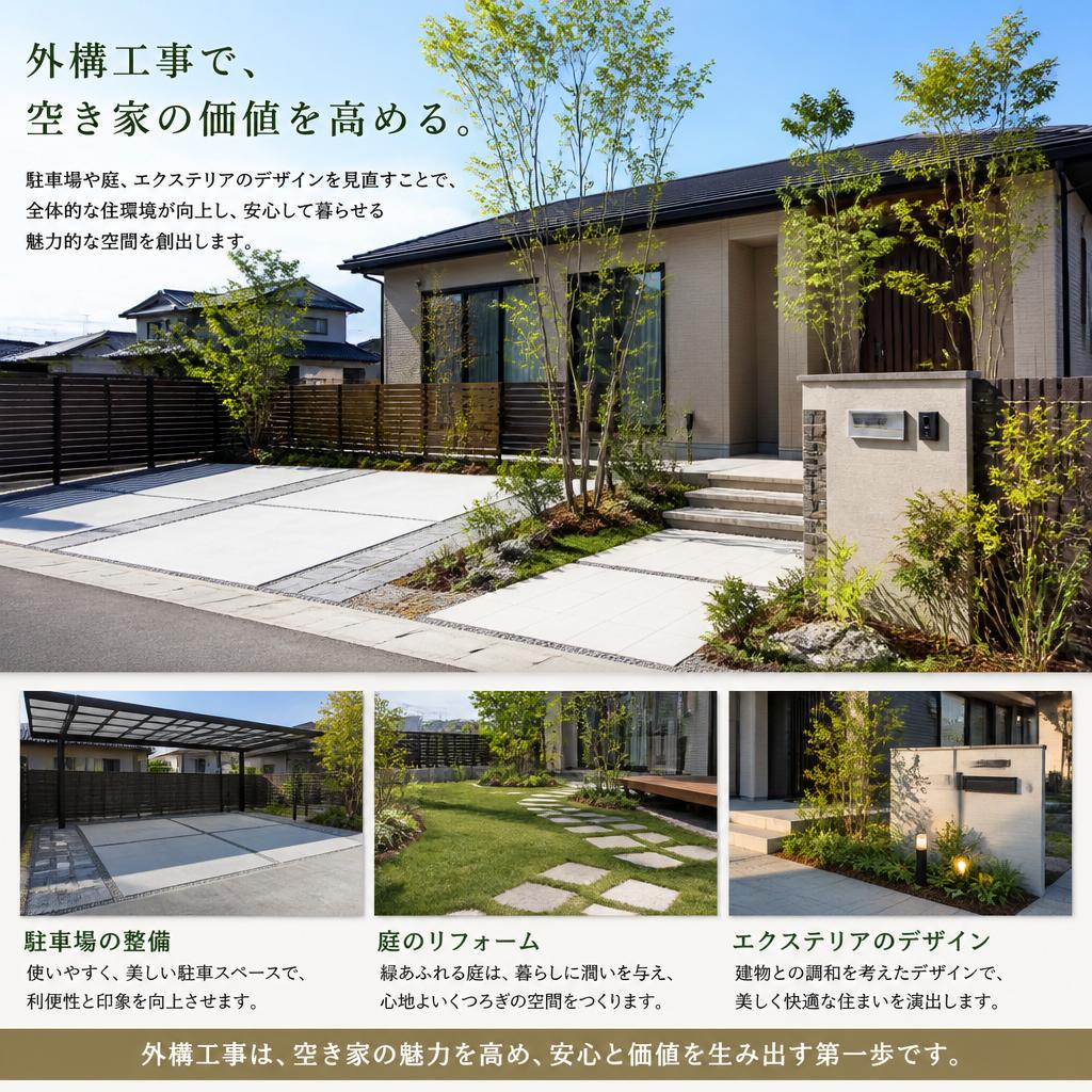 外構工事で住環境の向上