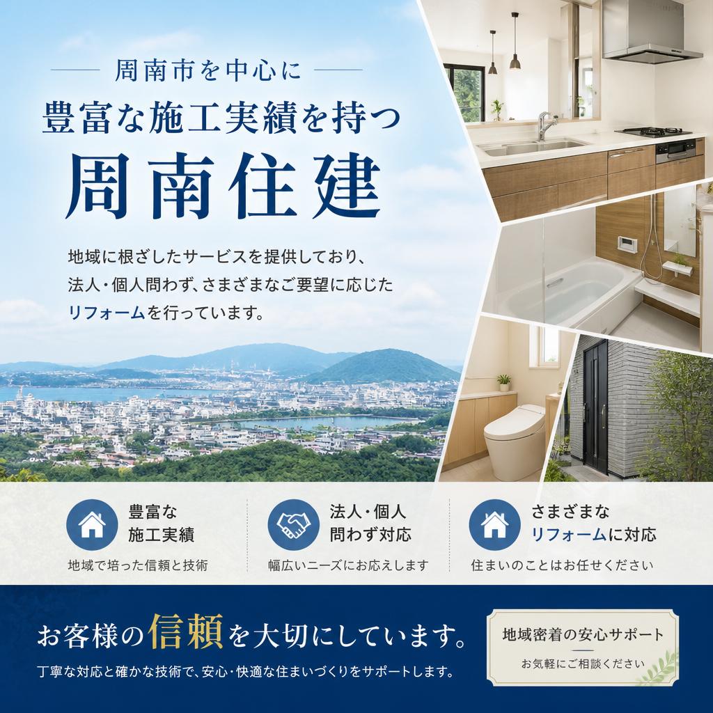 実績と信頼のポイント