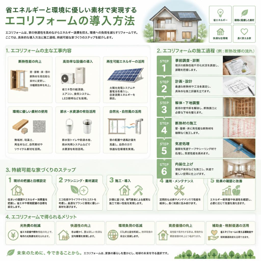 エコリフォームの導入方法