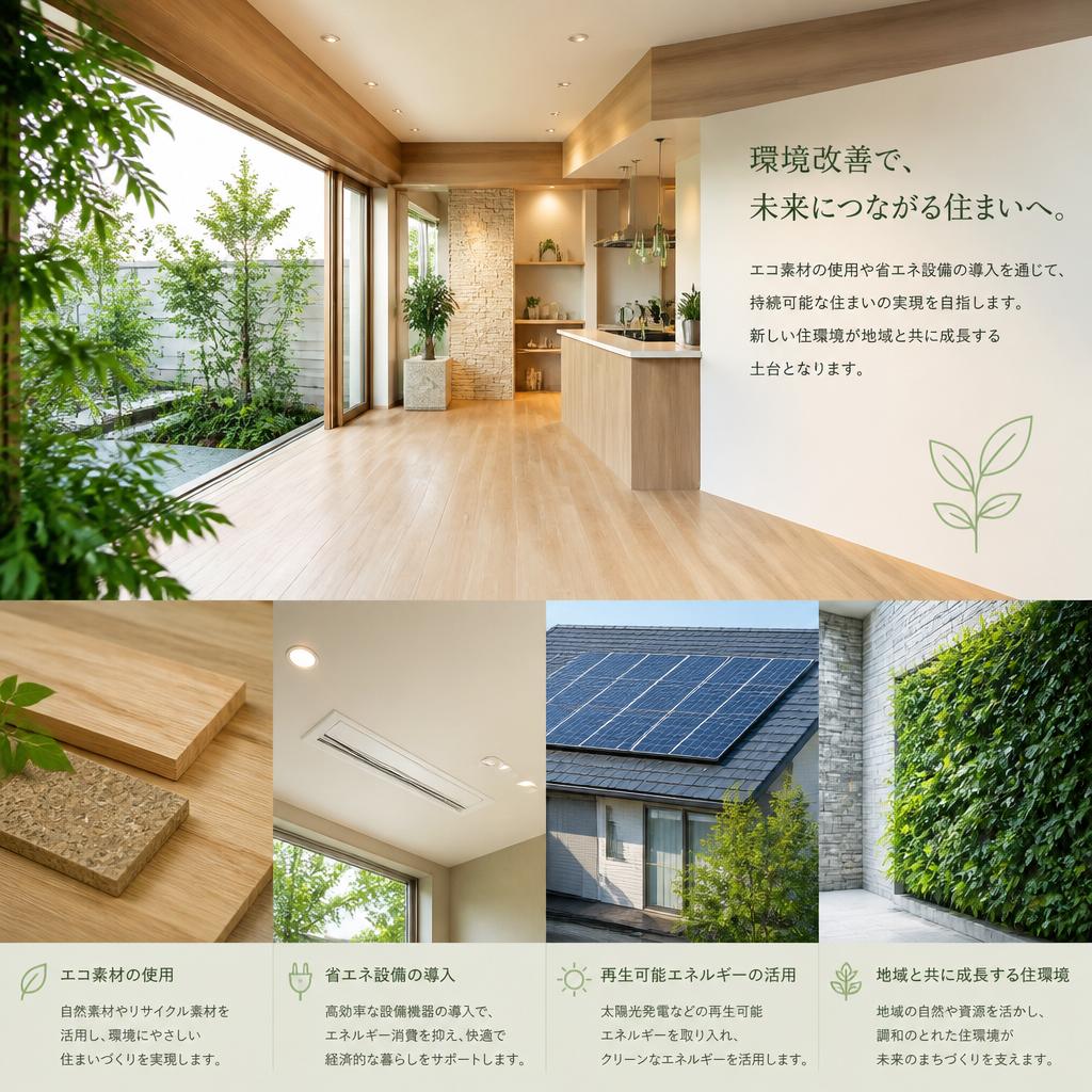 環境改善と持続可能性