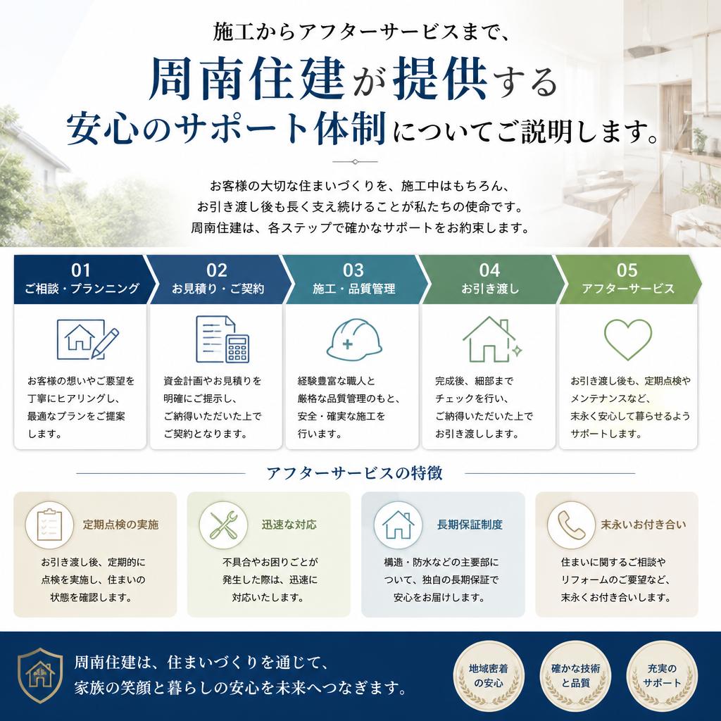 周南住建のサポート