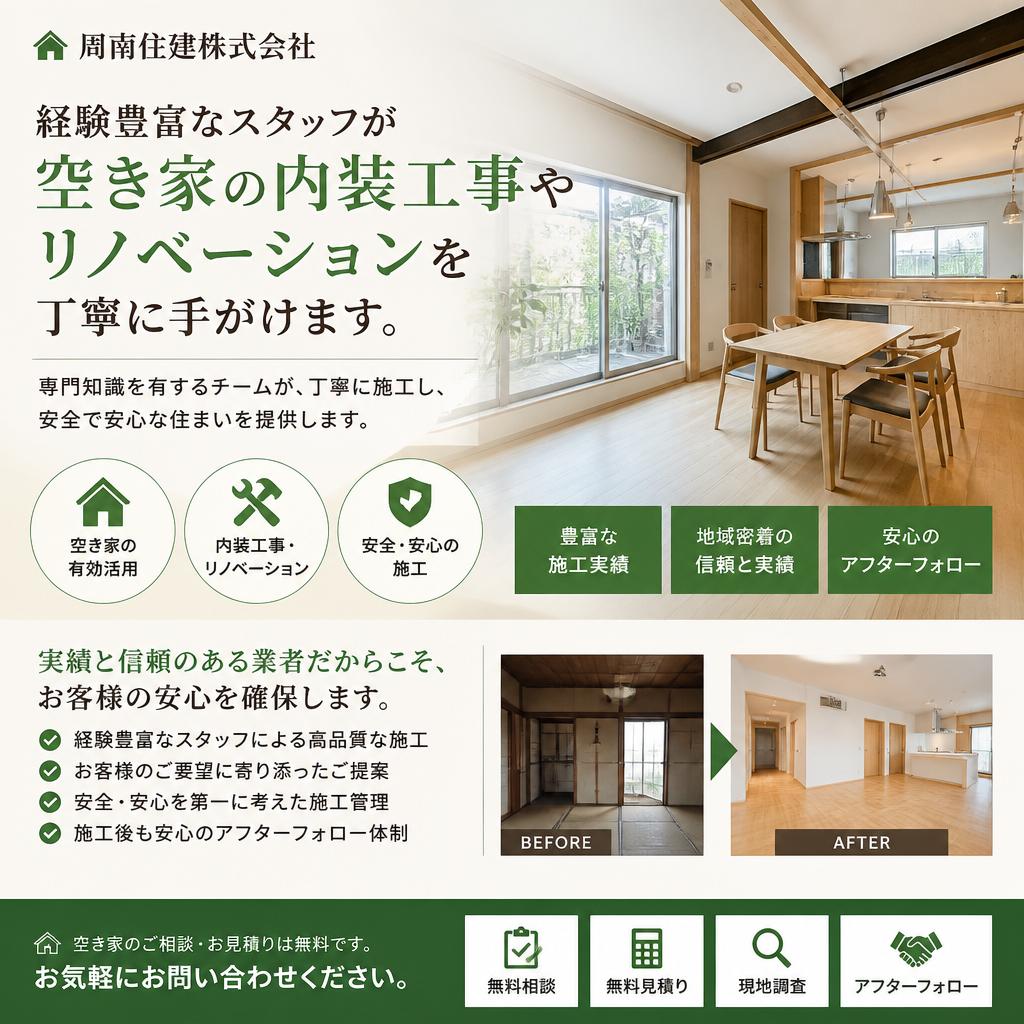 専門業者による安心施工