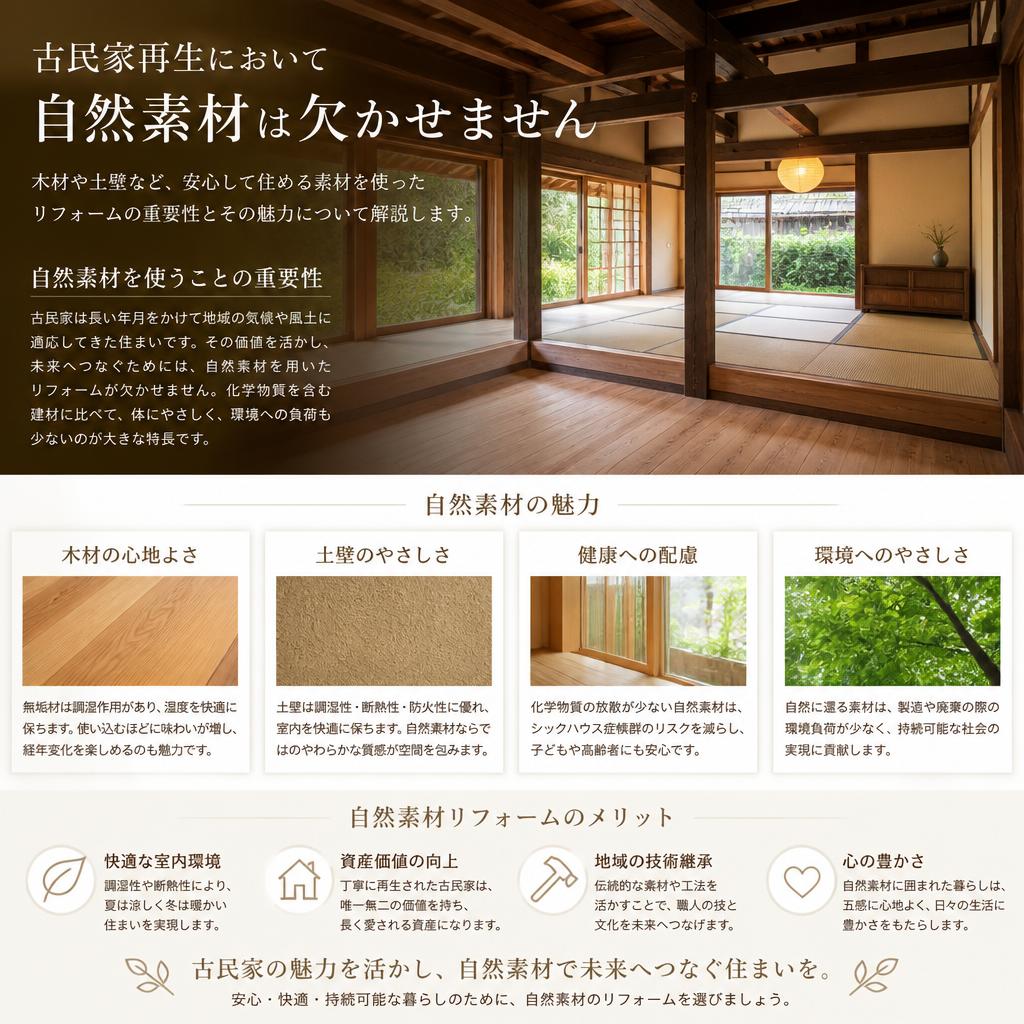 自然素材の活用