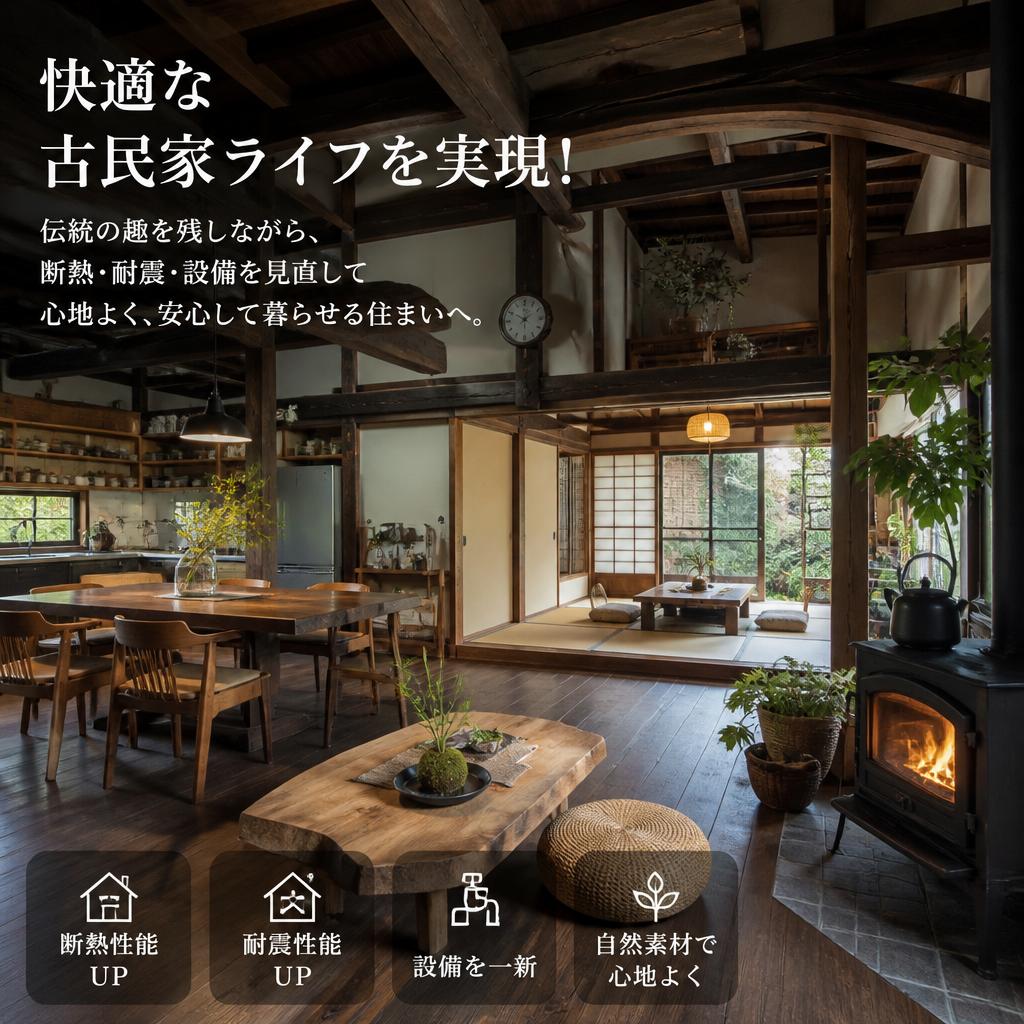 快適な古民家ライフを実現！