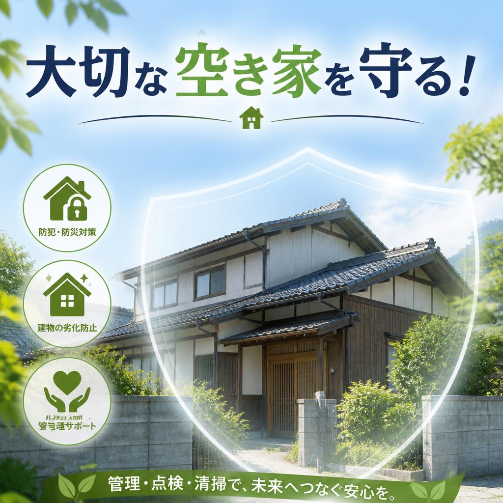 大切な空き家を守る！