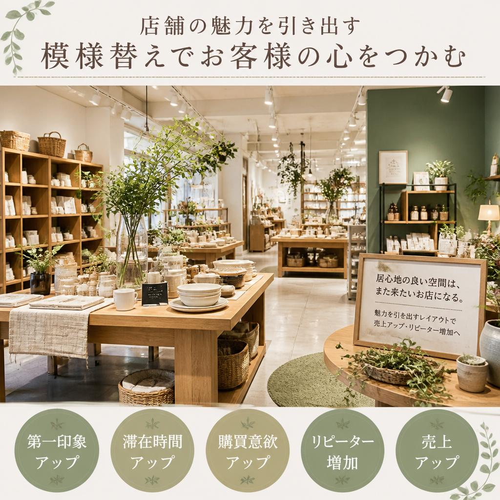 店舗の魅力を引き出す模様替えでお客様の心をつかむ