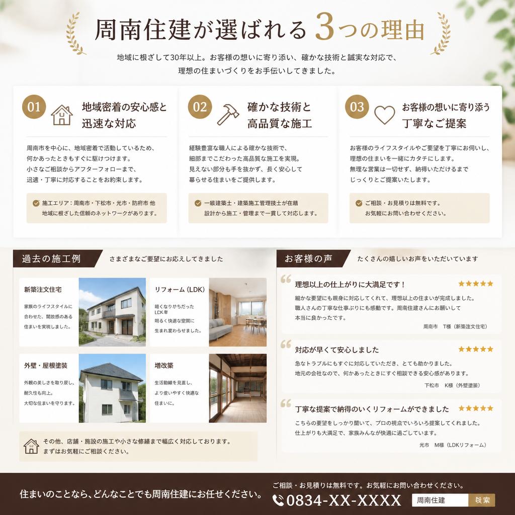 選ばれる理由