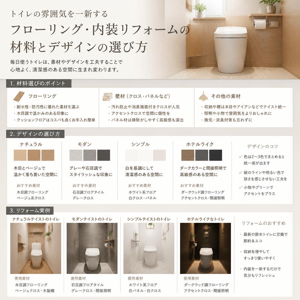 4. フローリングと内装リフォームのポイント
