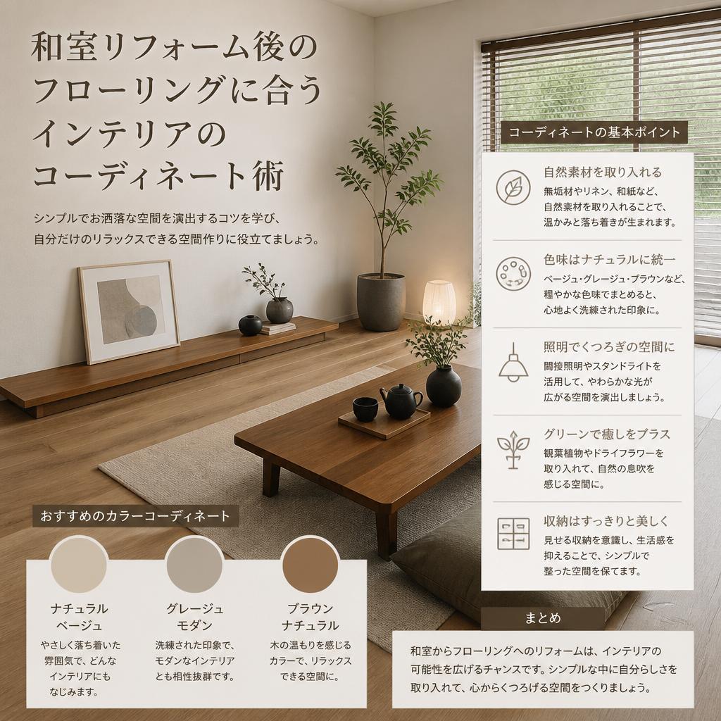 3. インテリアとのコーディネート方法