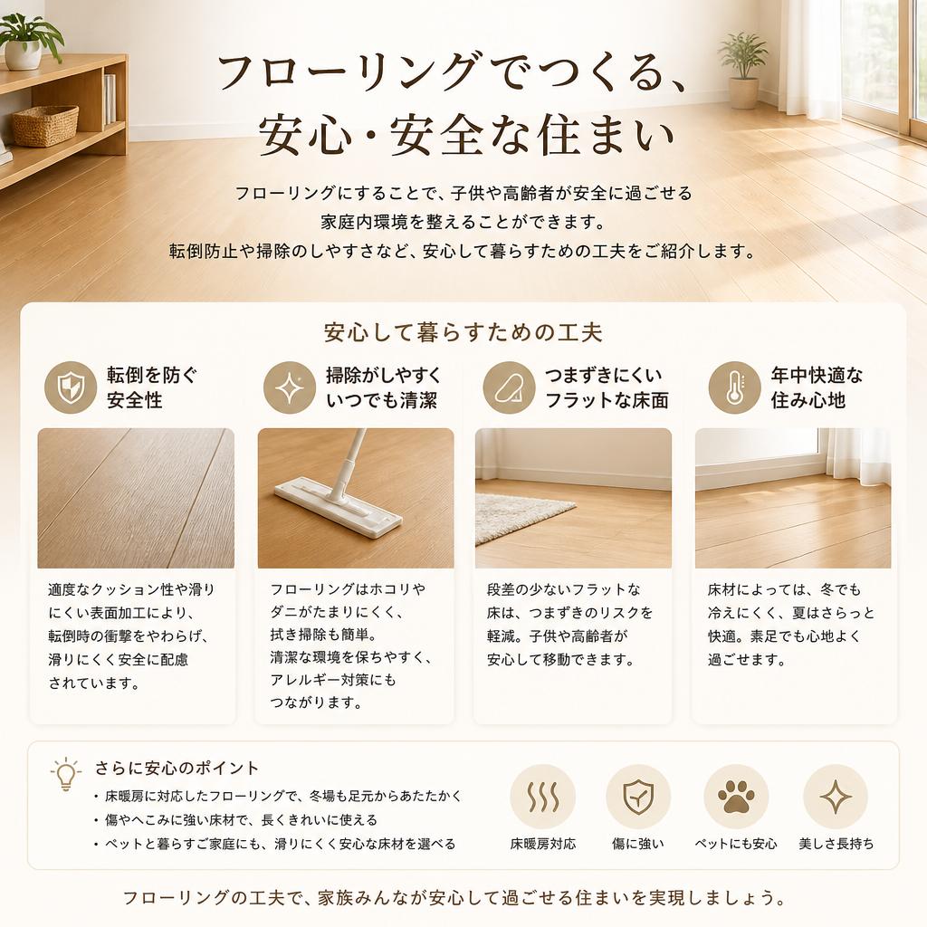 4. 家庭内安全を考慮した空間作り