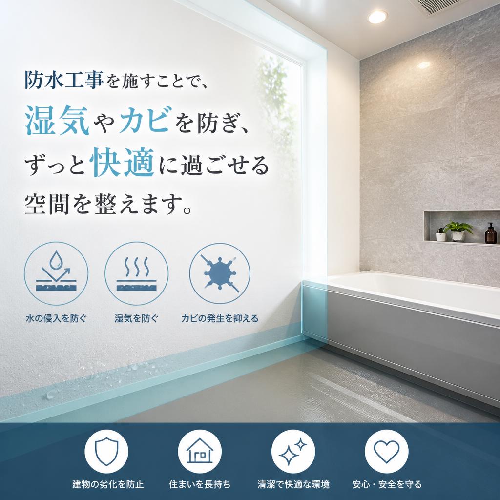 防水工事で安心の住環境を実現