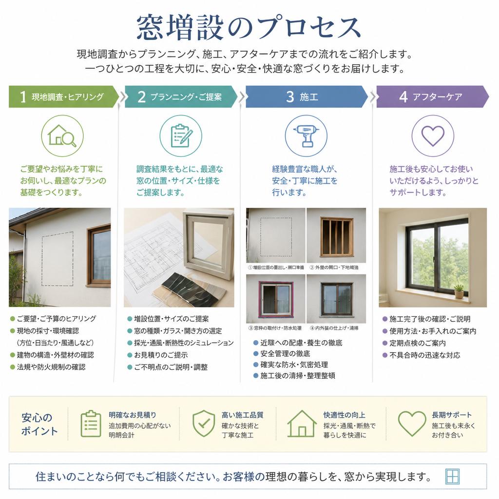窓増設の進め方