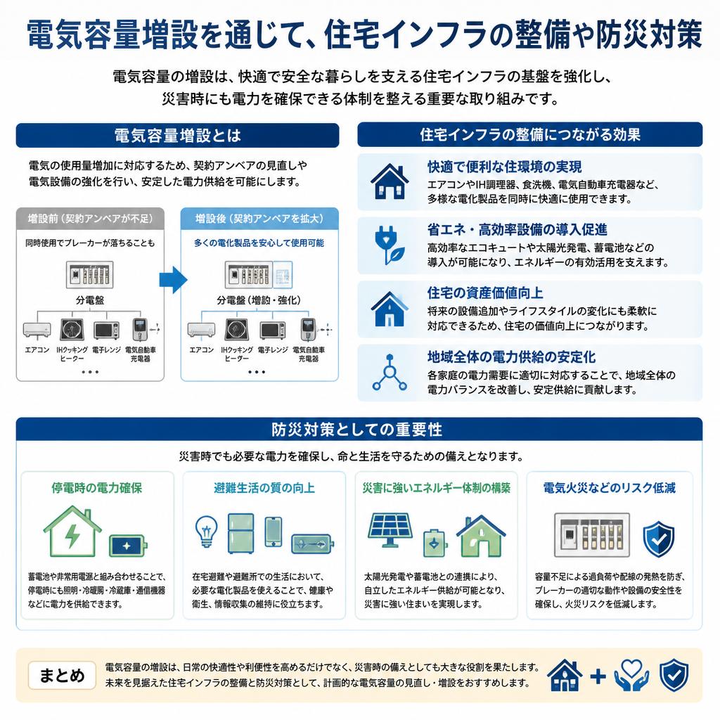 住宅インフラ整備と安全の確保