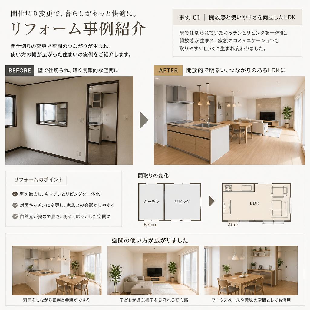 4. 間仕切り変更の事例と成功事例