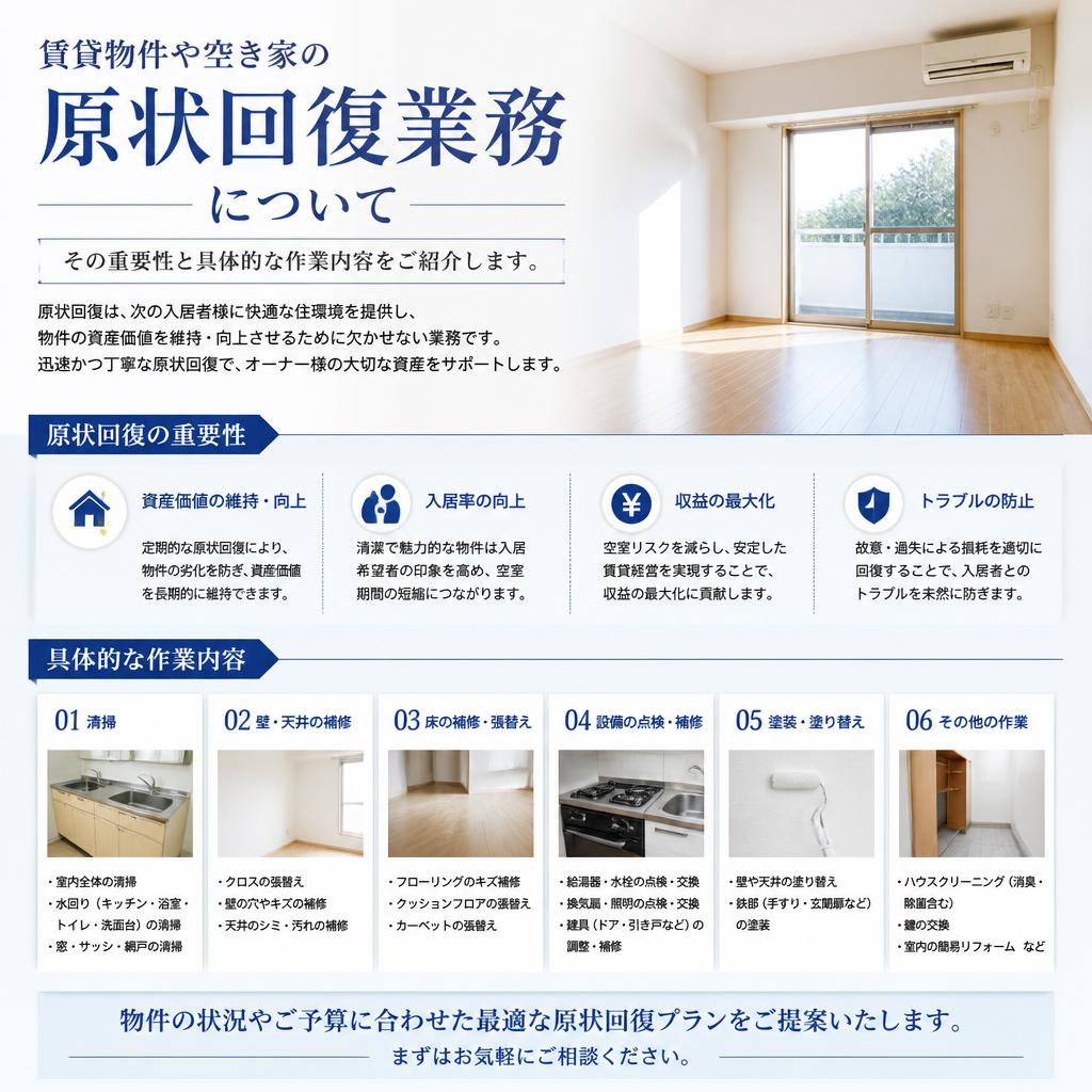 4. 原状回復作業の必要性