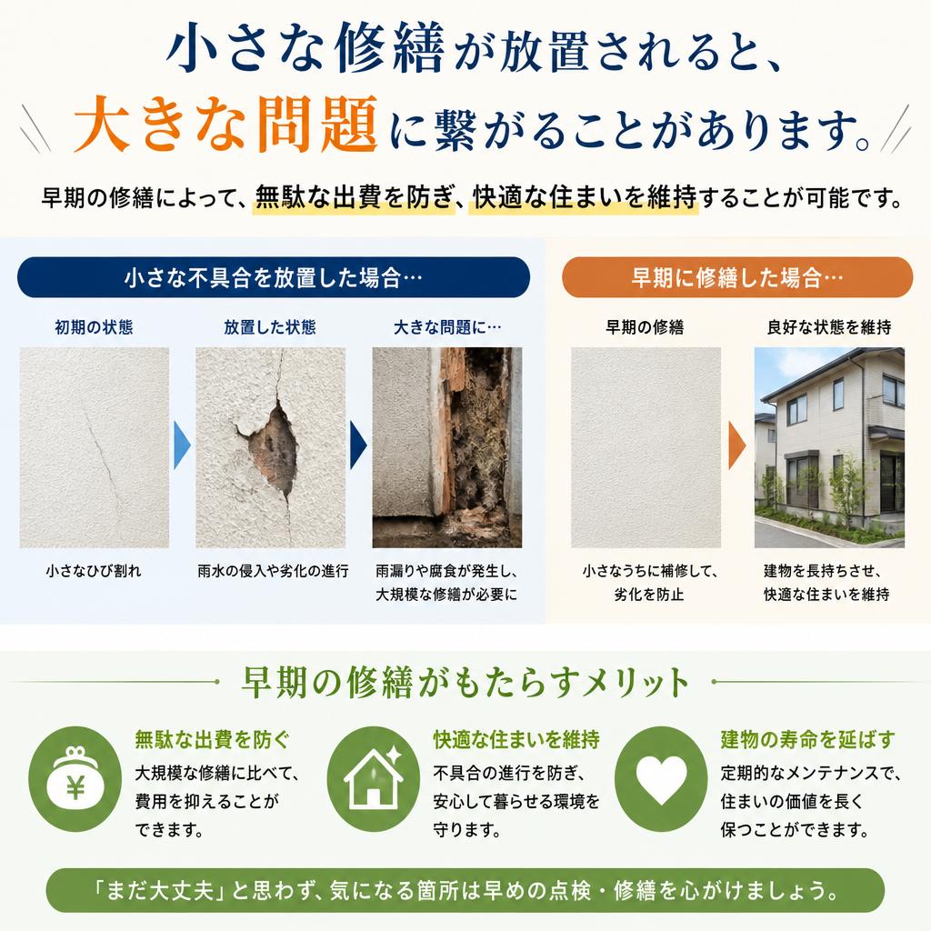 修繕の必要性とその重要性