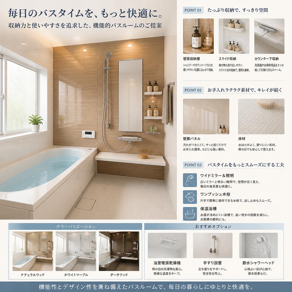 機能性向上のための工夫