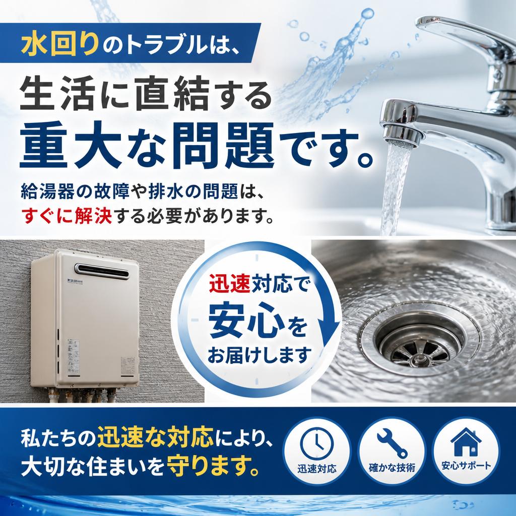 困った水回りのトラブル