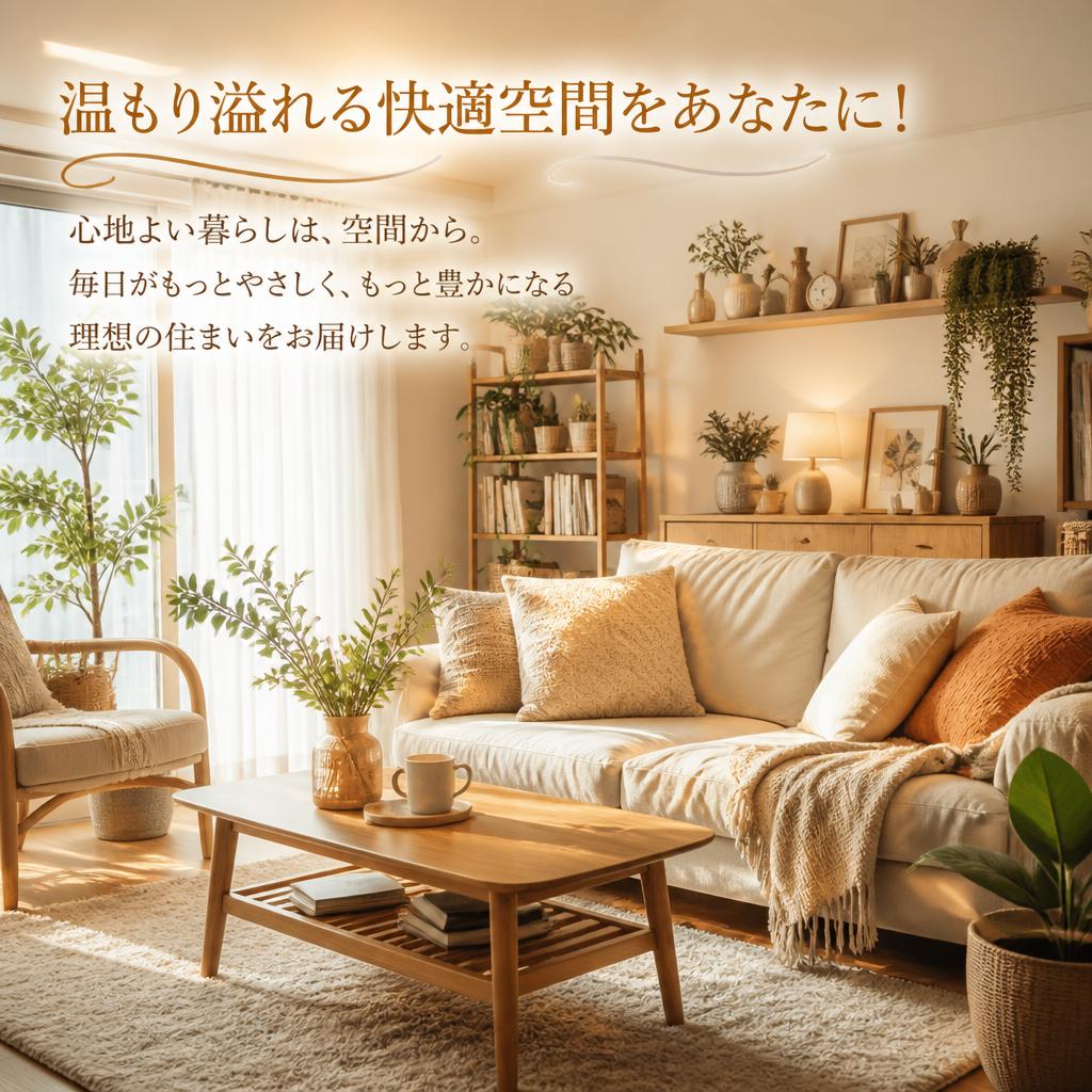 温もり溢れる快適空間をあなたに！