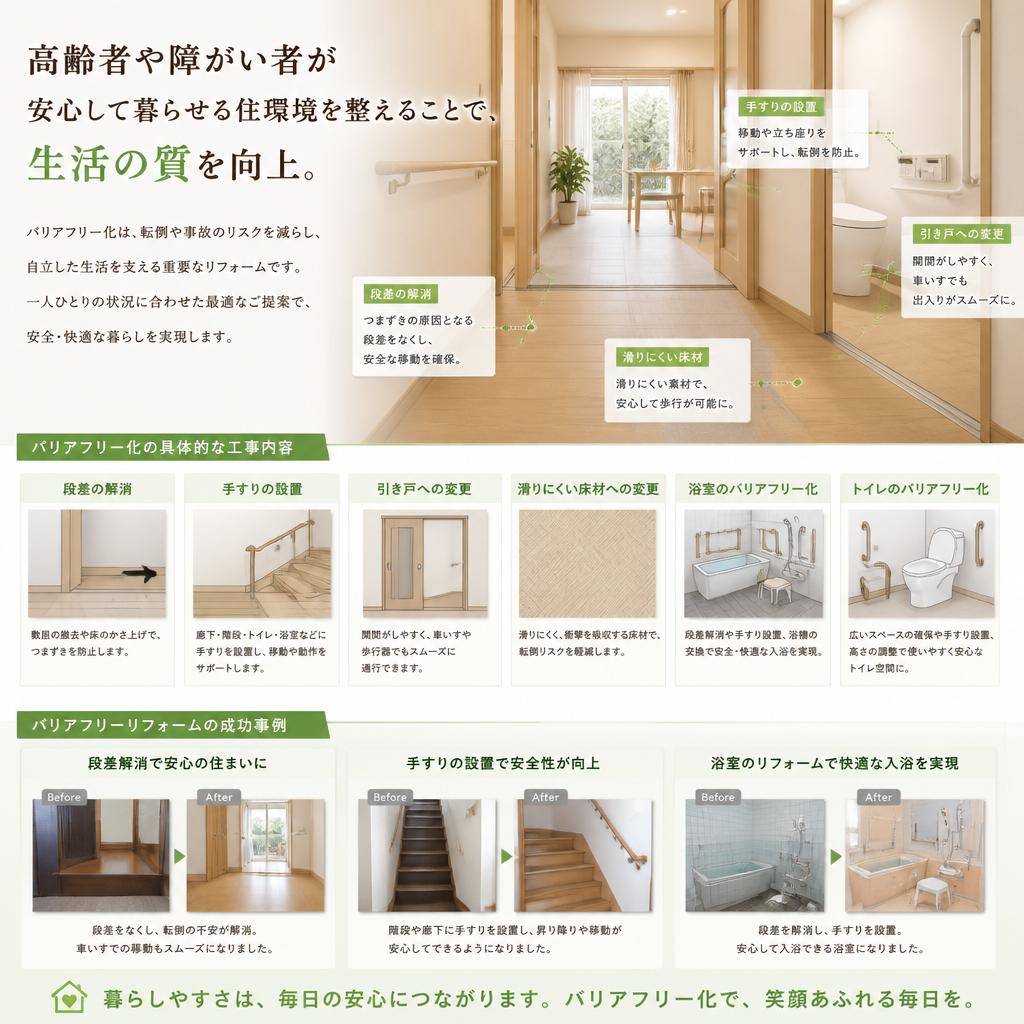 バリアフリー化のメリット