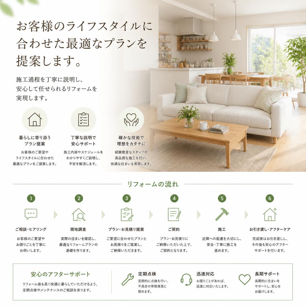 理想の生活空間を実現
